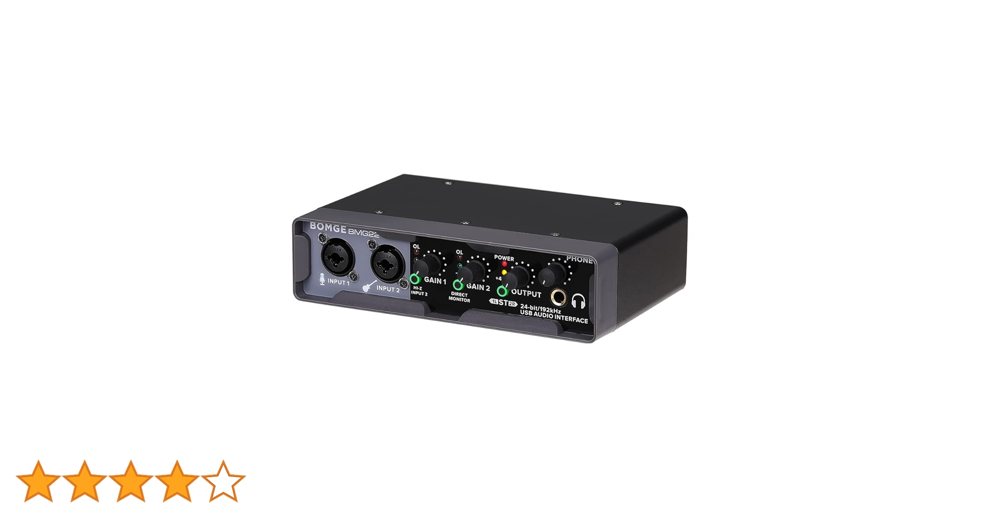 BOMGE USB オーディオ インターフェイス 24 ビット/192 kHz Amazon.co.jp: BOMGE USB オーディオ インターフェイス (24